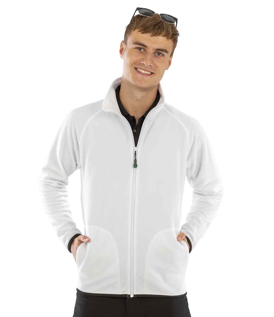 Result Genuine Recycled Micro Fleece Jacket - White (RS907)