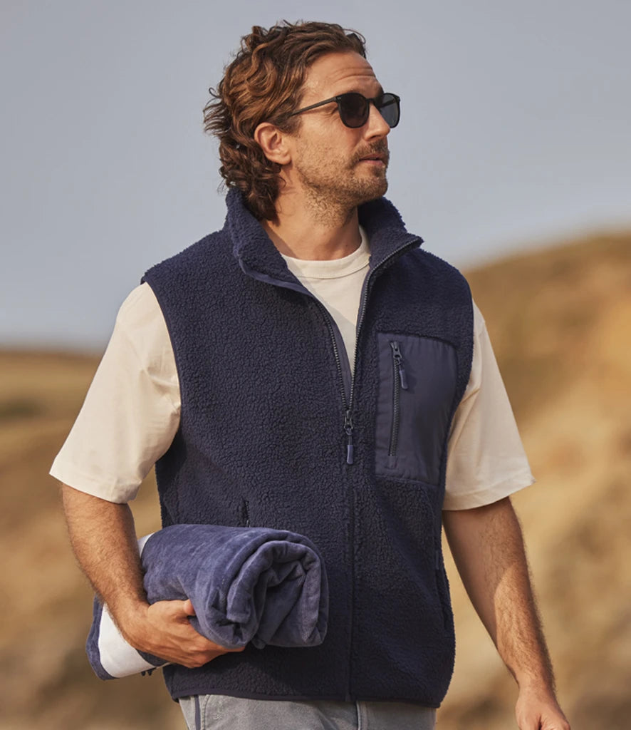 Ravine Unisex Gilet Borg Fleece - NAV (RV302)