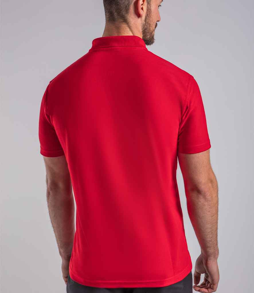 Pro RTX Pro Polyester Polo Shirt - Red (RX105)