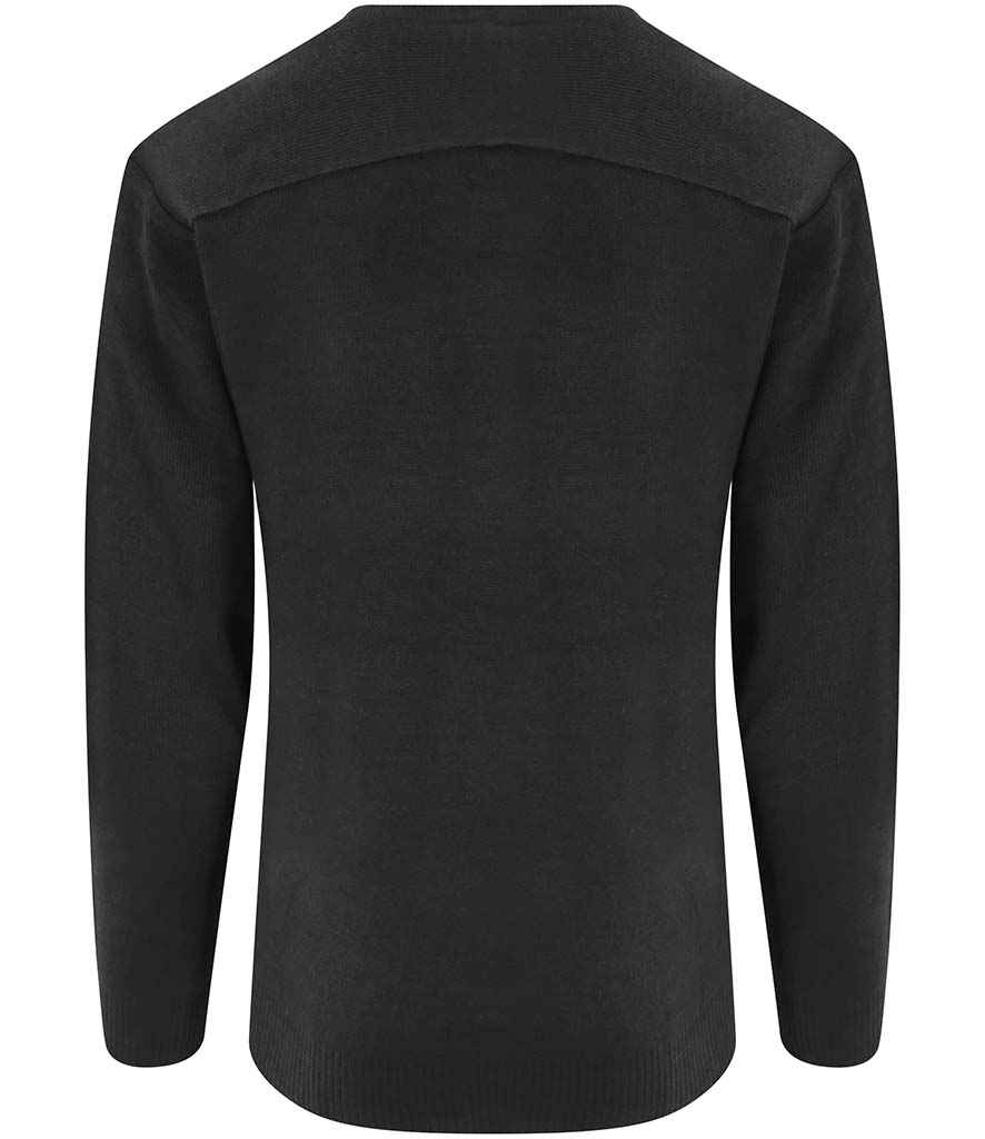 Pro RTX Pro Acrylic V Neck Sweater - Black (RX200)