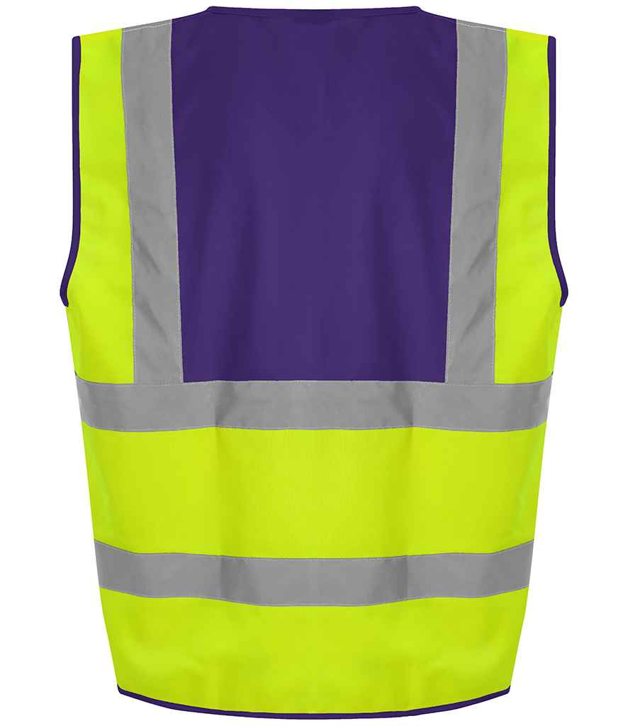 Pro RTX High Visibility Waistcoat - Yellow/Purple (RX700)