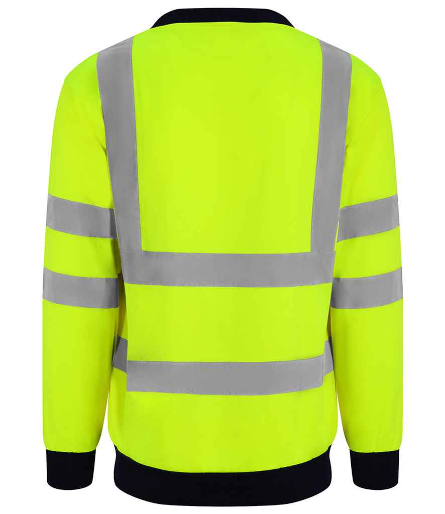 Pro RTX High Visibility Two Tone Sweatshirt - Yellow/Navy (RX730)