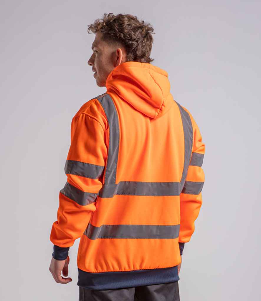 Pro RTX High Visibility Two Tone Hoodie - Orange/Navy (RX740)