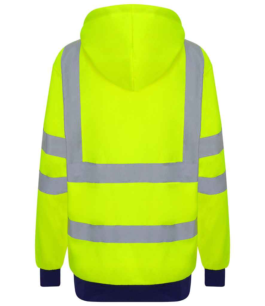 Pro RTX High Visibility Two Tone Hoodie - Yellow/Navy (RX740)
