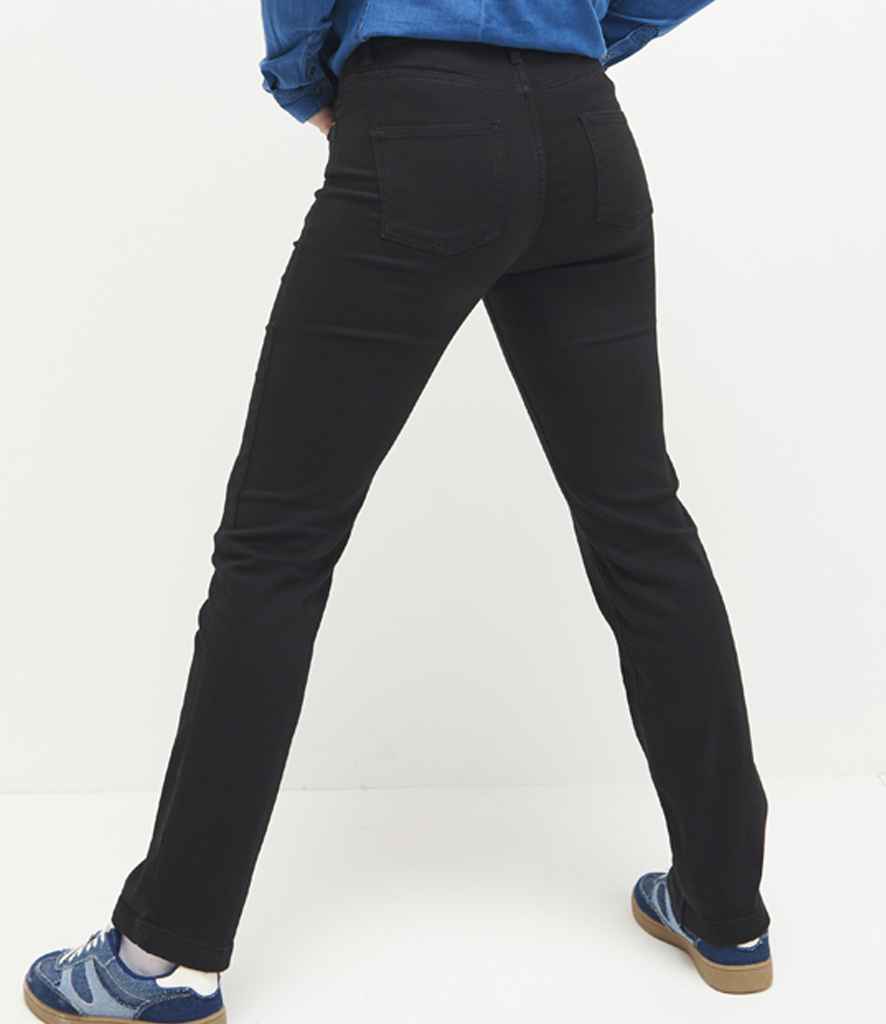 So Denim So Denim Ladies Katy Straight Jeans - Black (SD11)