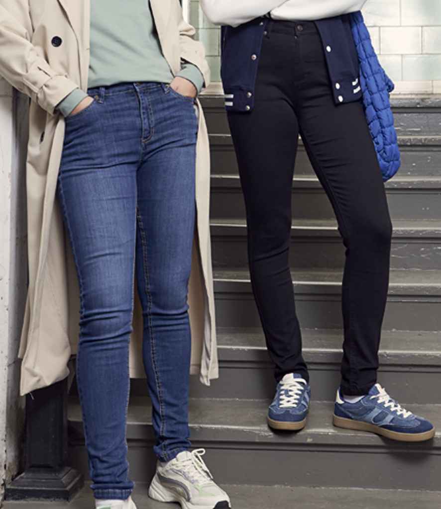 So Denim So Denim Ladies Lara Skinny Jeans - Dark Blue Wash (SD14)