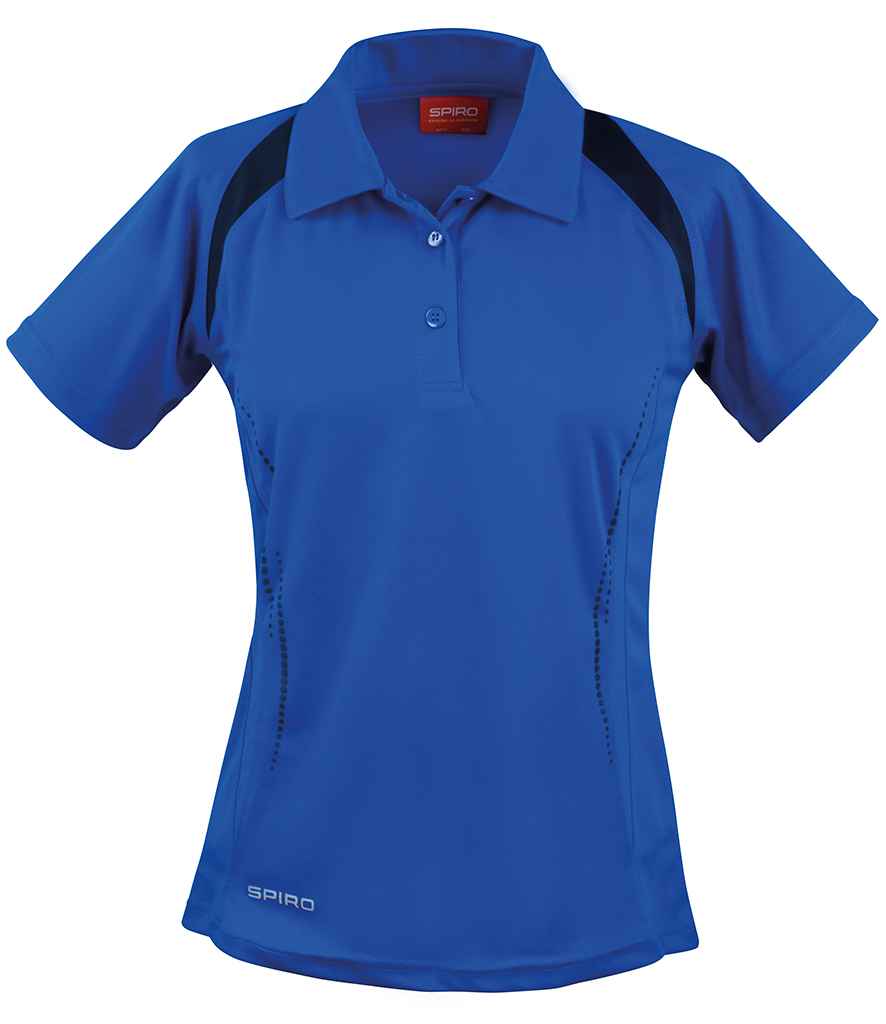 Spiro Ladies Team Spirit Polo Shirt - Royal Blue/Navy (SR177F)