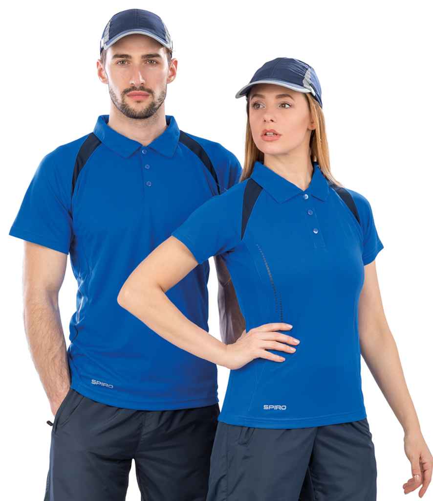 Spiro Team Spirit Polo Shirt - Royal Blue/Navy (SR177M)