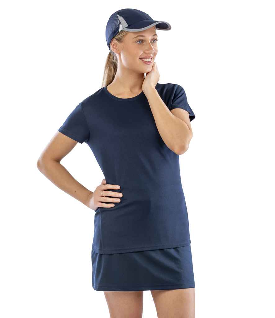 Spiro Ladies Quick Dry Performance T-Shirt - Navy (SR253F)