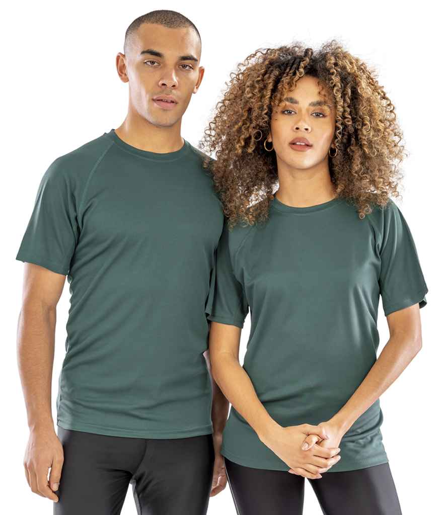 Spiro Impact Performance Aircool T-Shirt - Bottle Green (SR287)