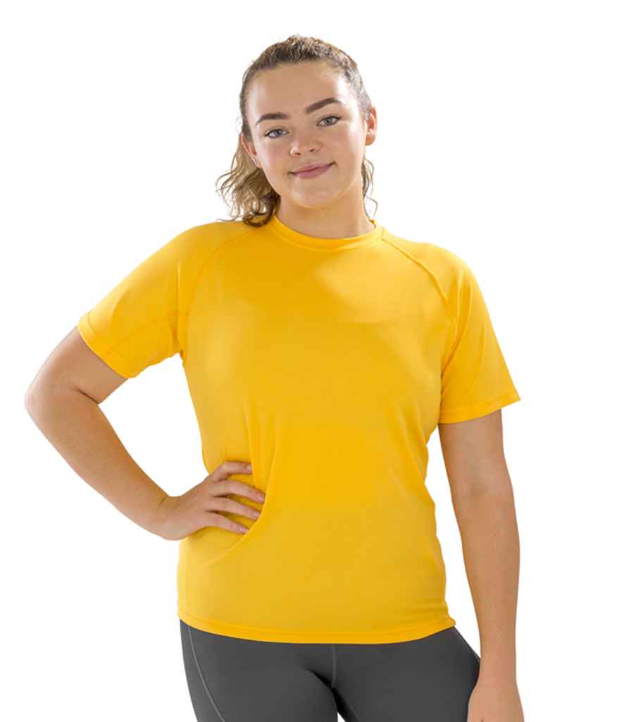 Spiro Impact Performance Aircool T-Shirt - Gold (SR287)