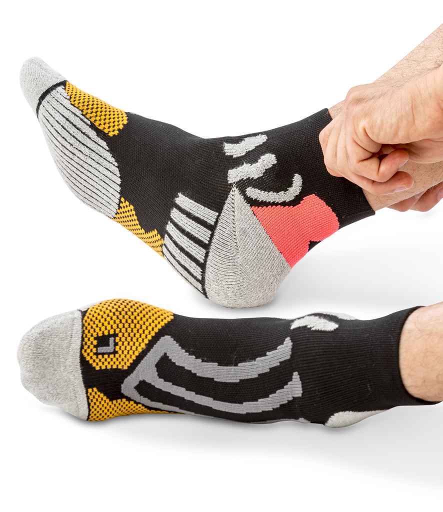 Spiro Technical Compression Sports Socks - Black (SR294)