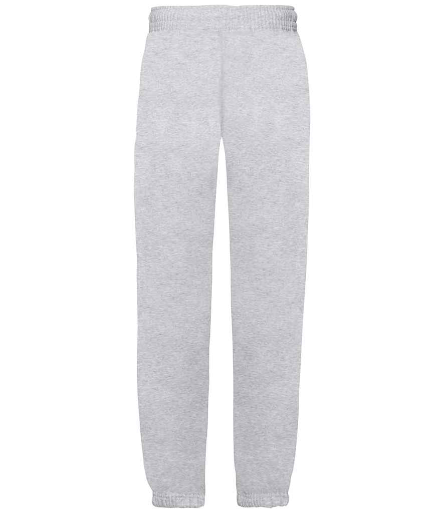 Fruit of the Loom Kids Elasticated Hem Jog Pants - Heather Grey (SS15B)