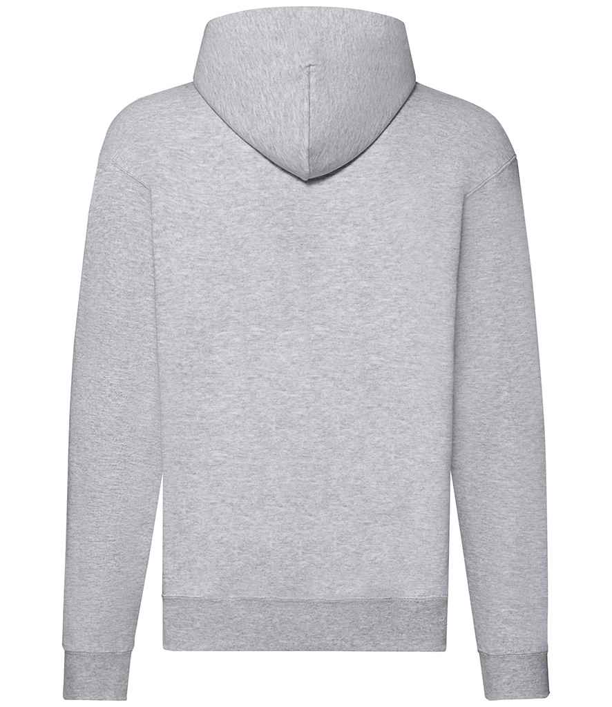 Fruit of the Loom Classic Zip Hooded Sweatshirt - Heather Grey (SS16)