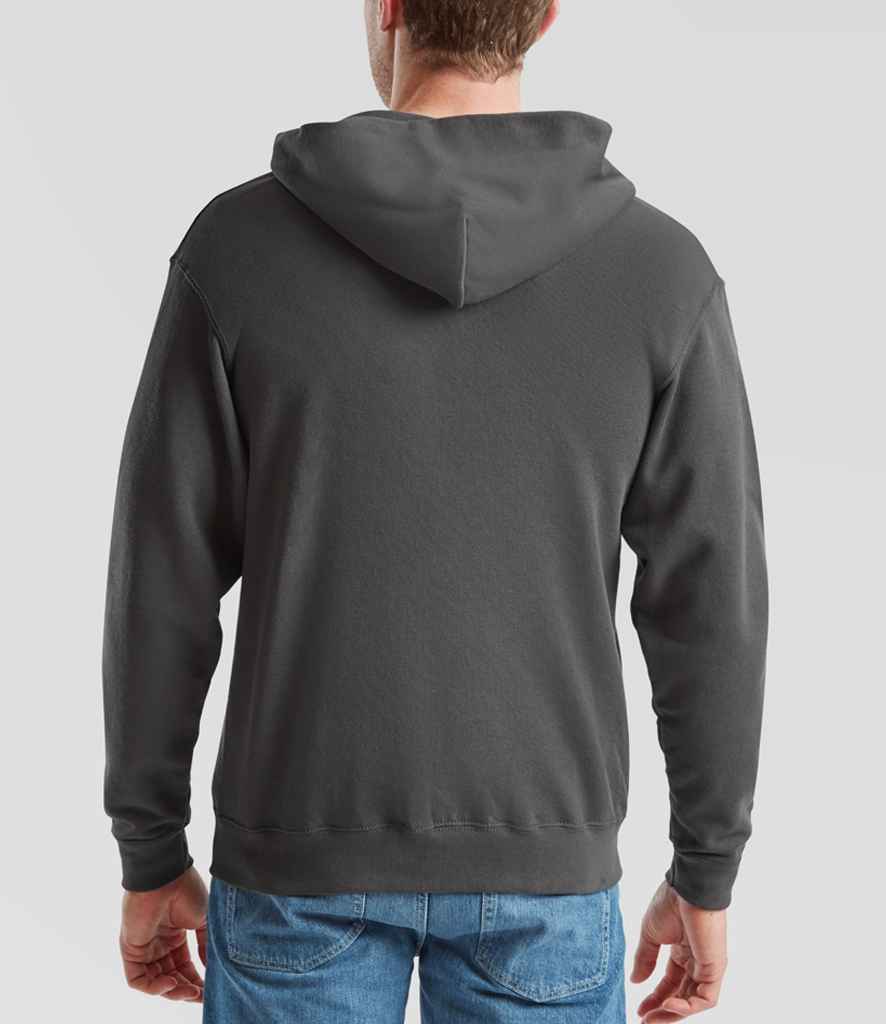 Fruit of the Loom Classic Zip Hooded Sweatshirt - Light Graphite (SS16)