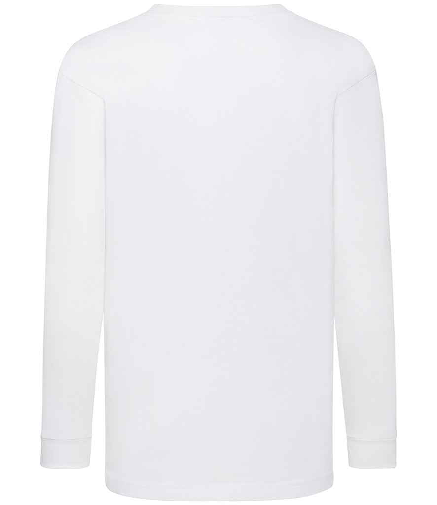 Fruit of the Loom Kids Long Sleeve Value T-Shirt - White (SS21B)