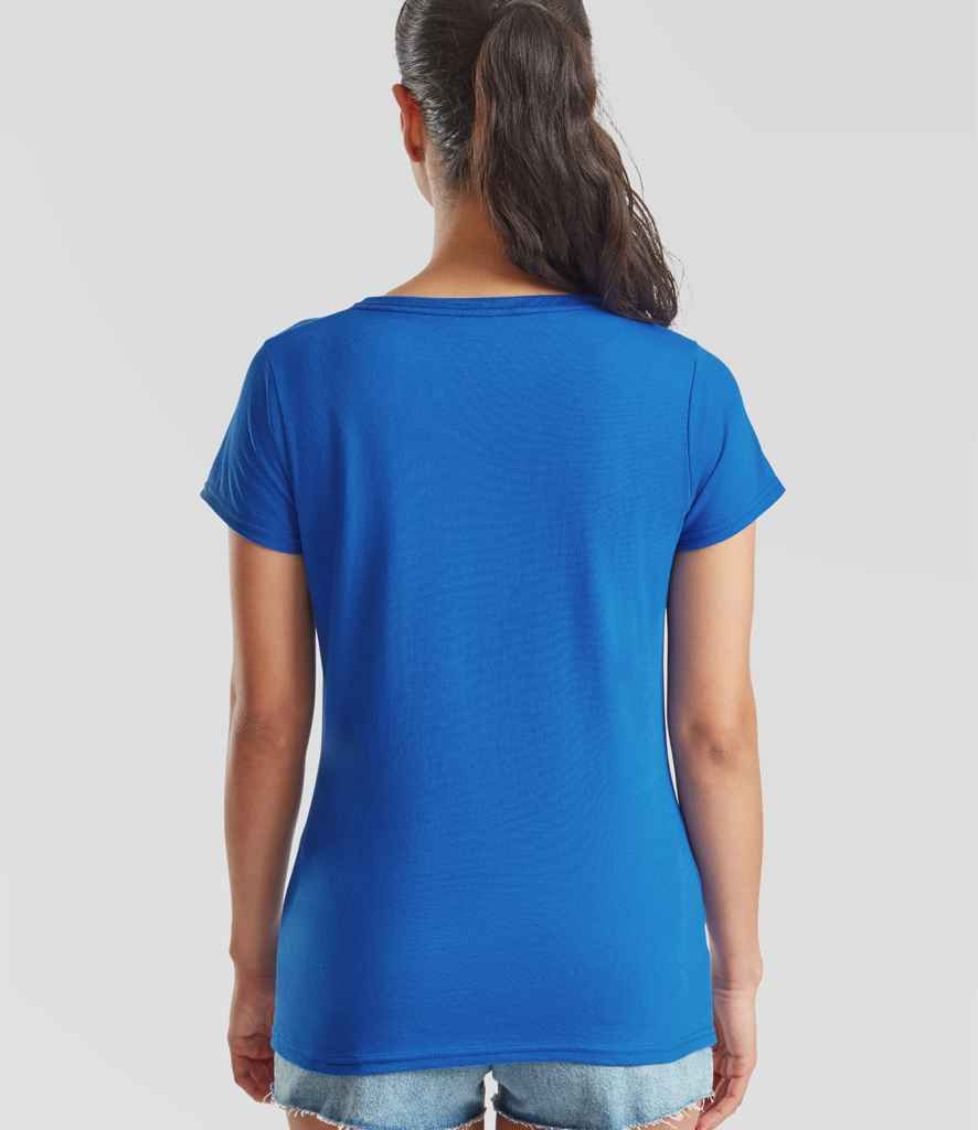 Fruit of the Loom Lady Fit Value T-Shirt - Royal Blue (SS77)