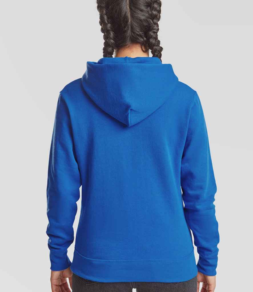 Fruit of the Loom Classic Lady Fit Hooded Sweatshirt - Royal Blue (SS801)