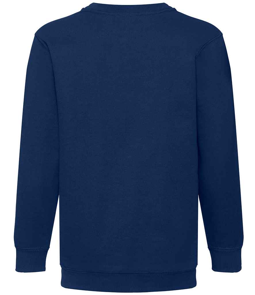 Fruit of the Loom Kids Classic Drop Shoulder Sweatshirt - Navy (SS9B)