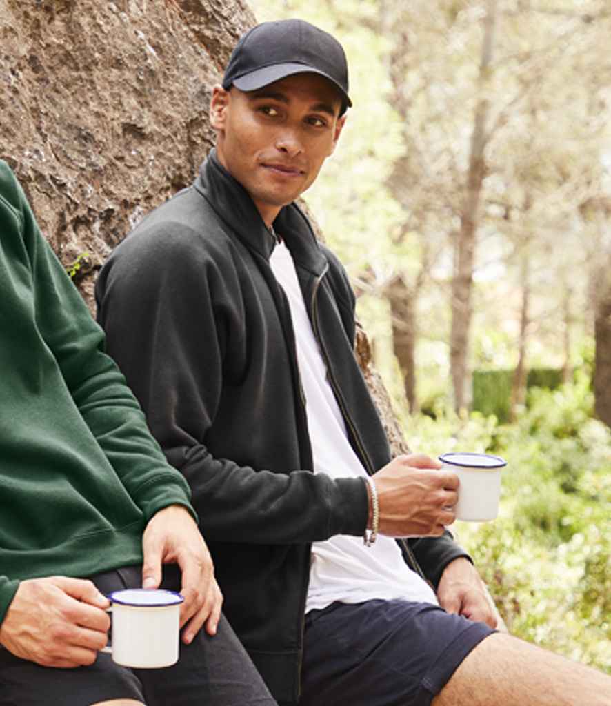 Fruit of the Loom Premium Sweat Jacket - Black (SSE92)