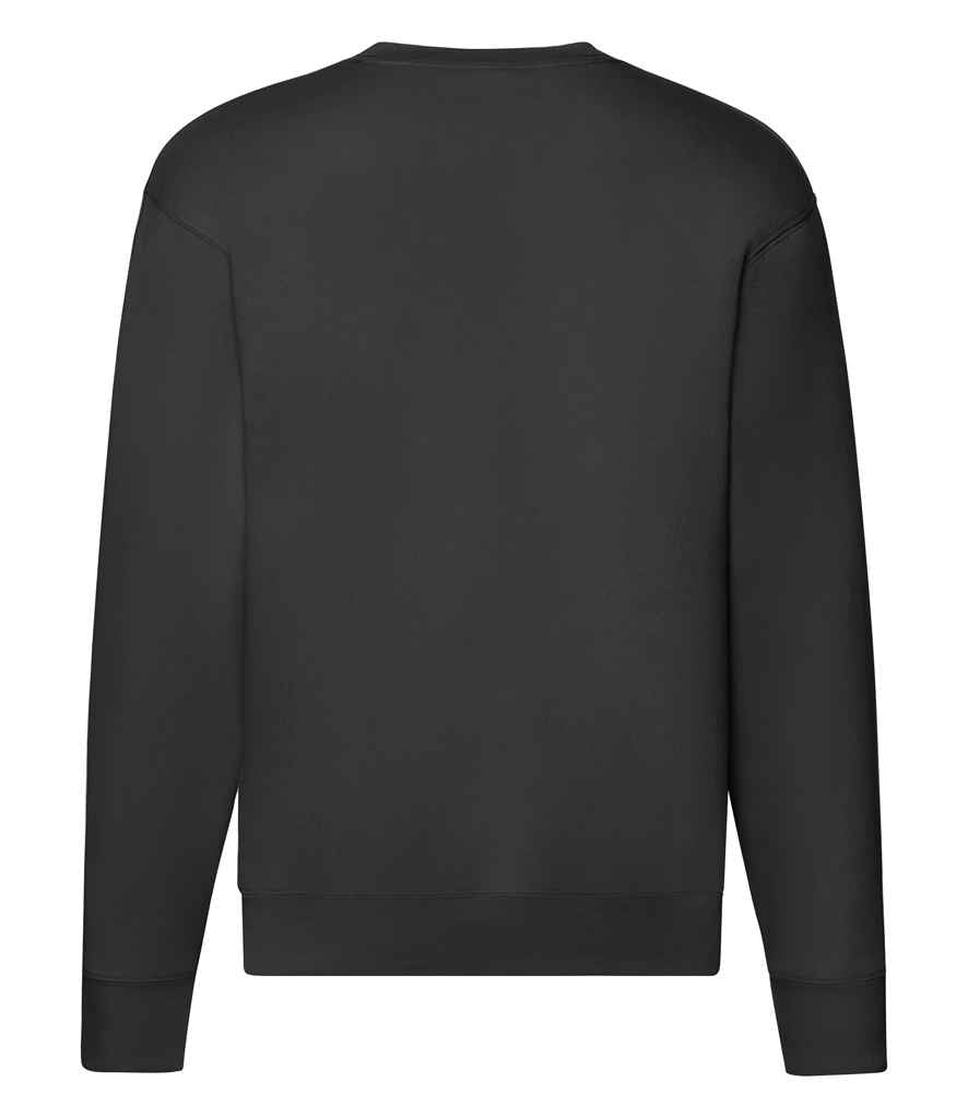 Fruit of the Loom Premium Drop Shoulder Sweatshirt - Black (SSE9)