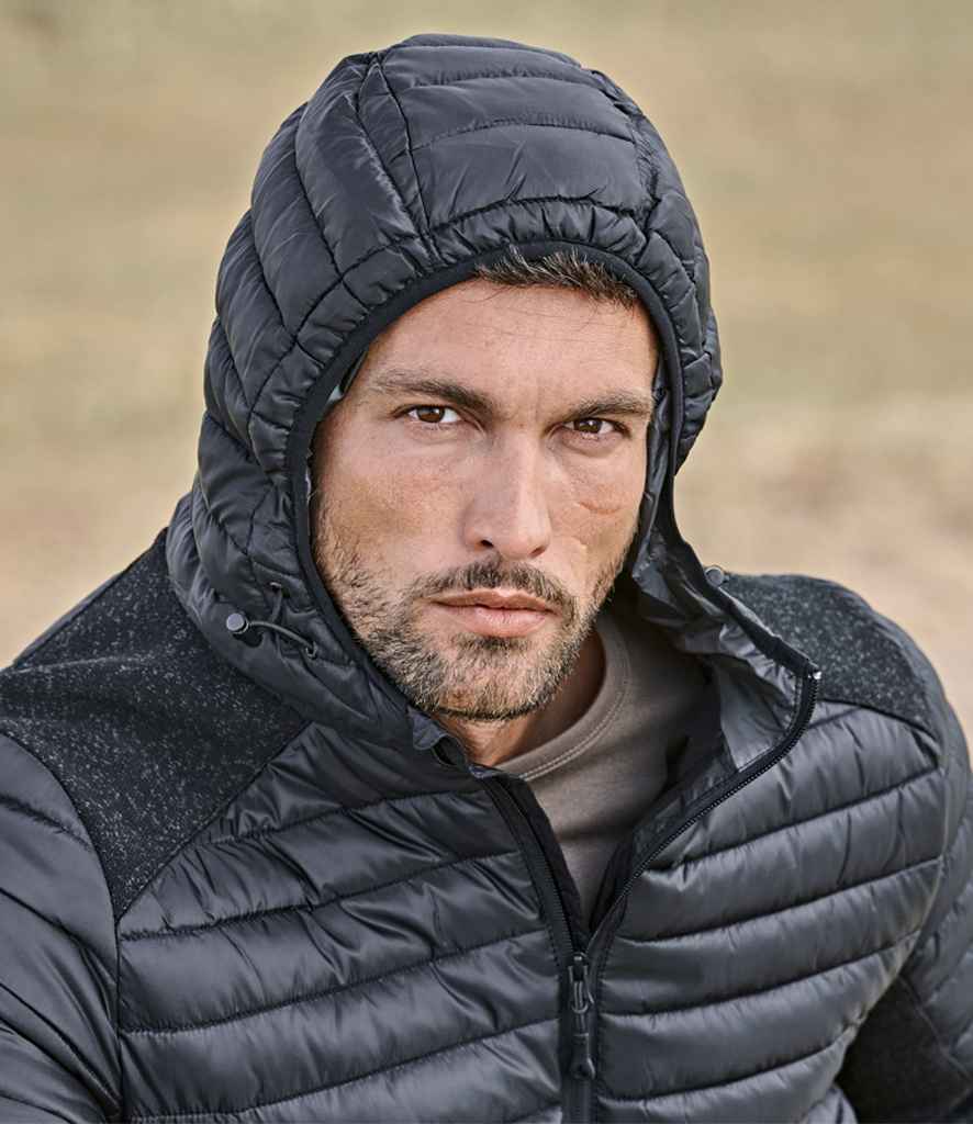 Tee Jays Crossover Hooded Padded Outdoor Jacket (T9610)