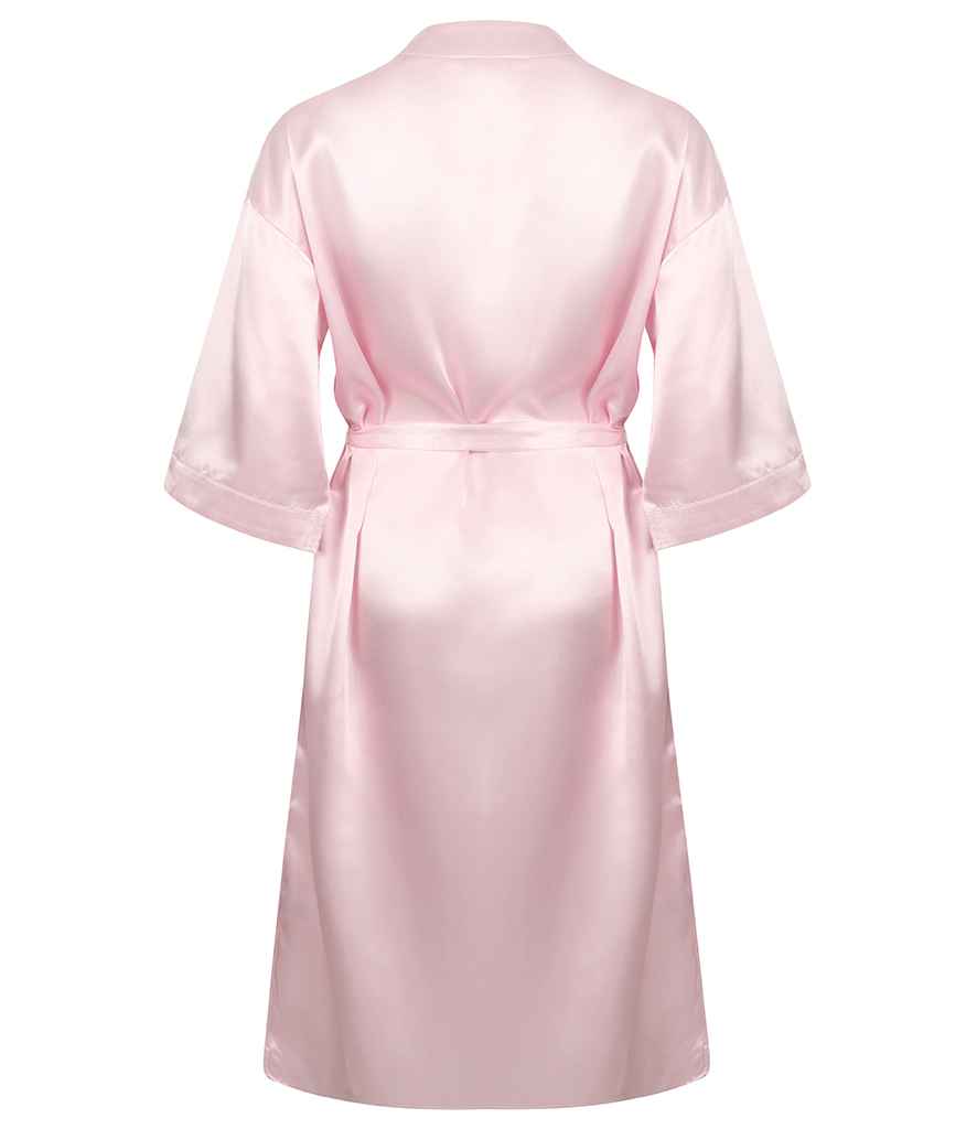 Towel City Ladies Satin Robe - Light Pink (TC54)