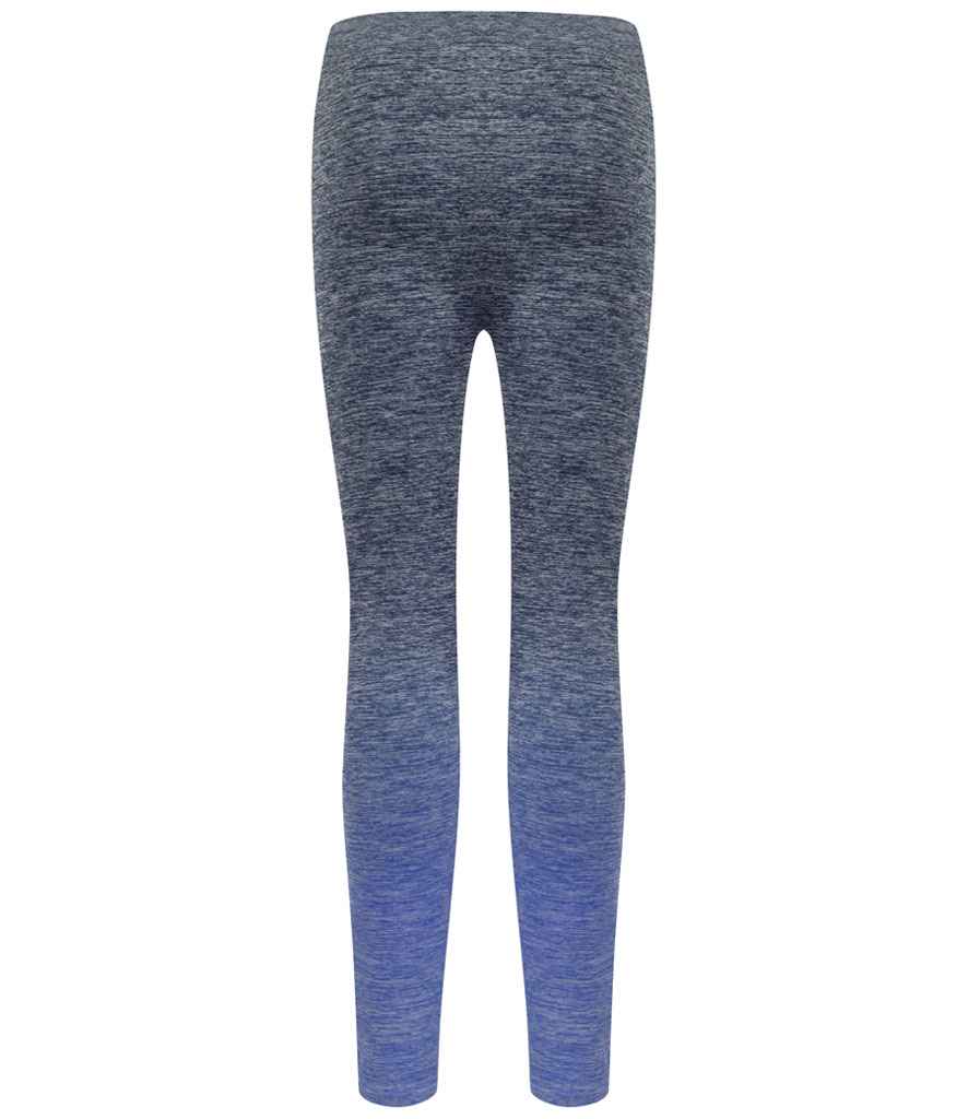 Tombo Tombo Ladies Seamless Fade Out Leggings - Navy/Blue Marl (TL300)