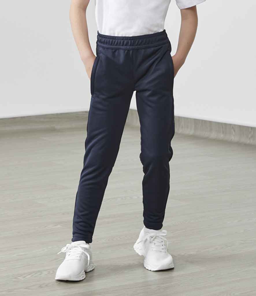 Tombo Tombo Kids Slim Leg Training Pants - Black (TL582)