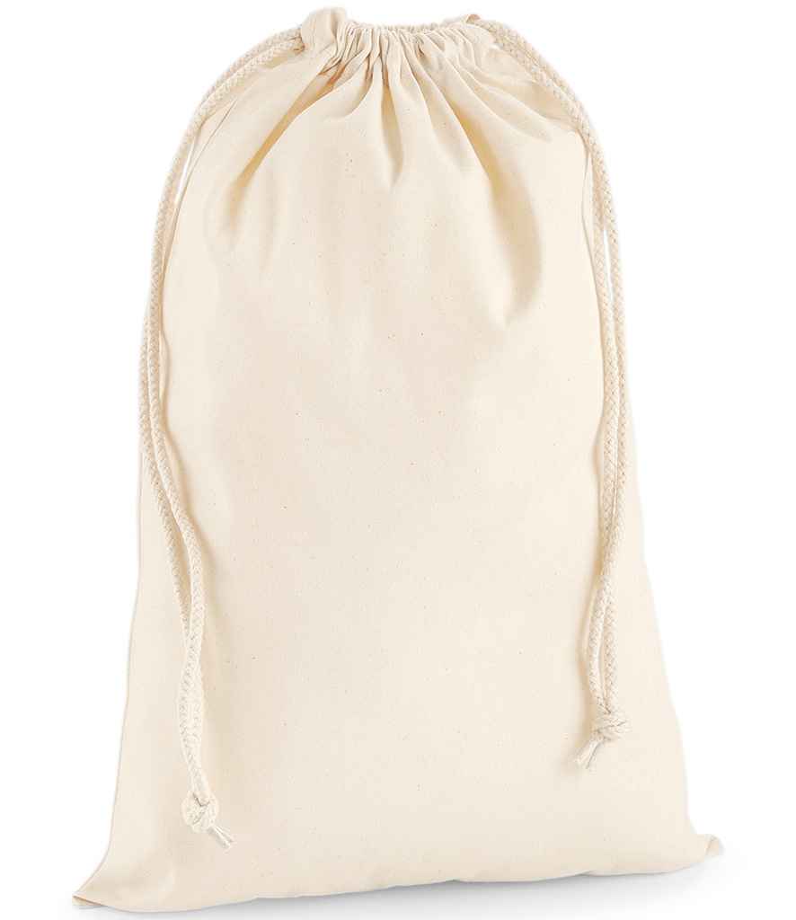 Westford Mill Premium Cotton Stuff Bag - Natural (W216)