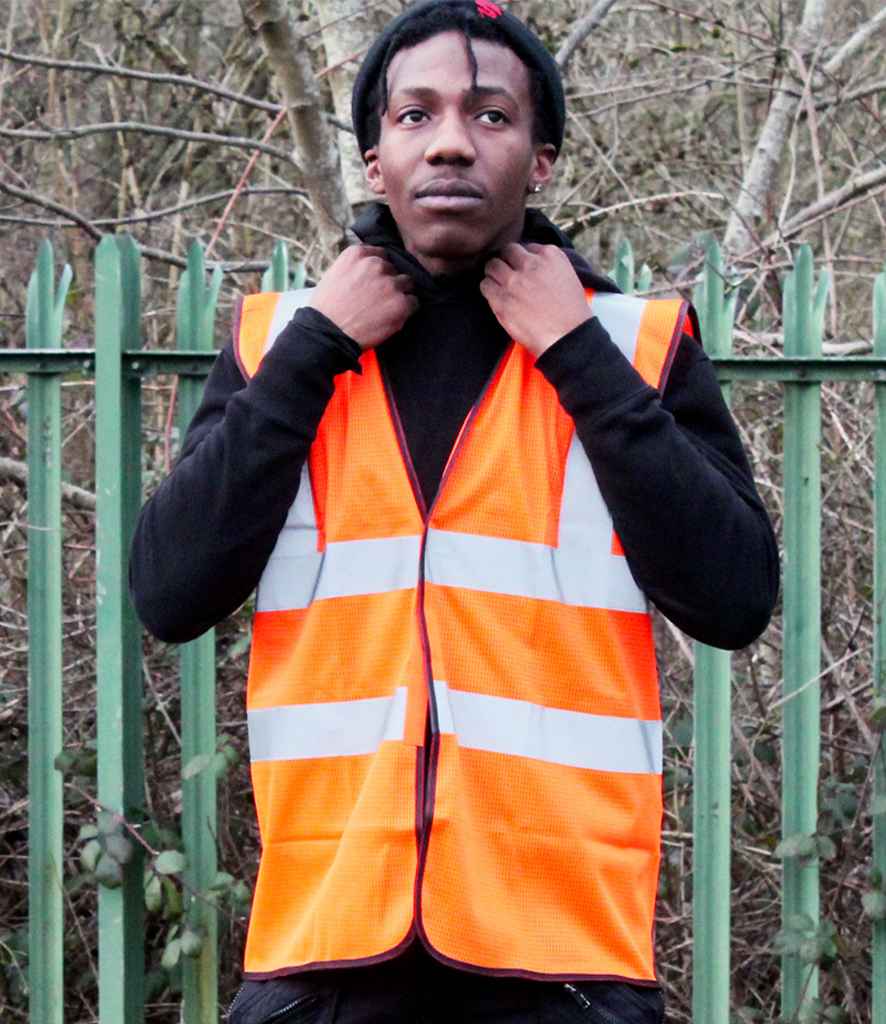 Warrior Warrior Hi-Vis Waistcoat - Fluorescent Orange (WR001)