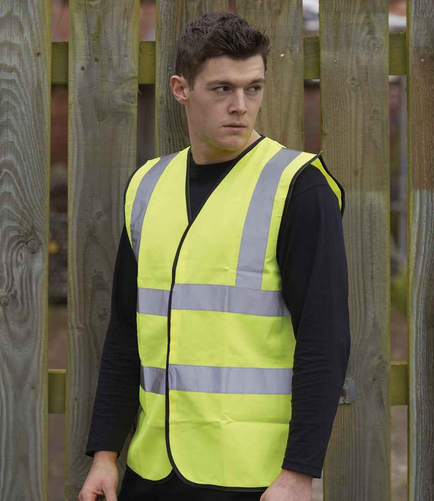 Warrior Warrior Hi-Vis Waistcoat - Fluorescent Yellow (WR001)