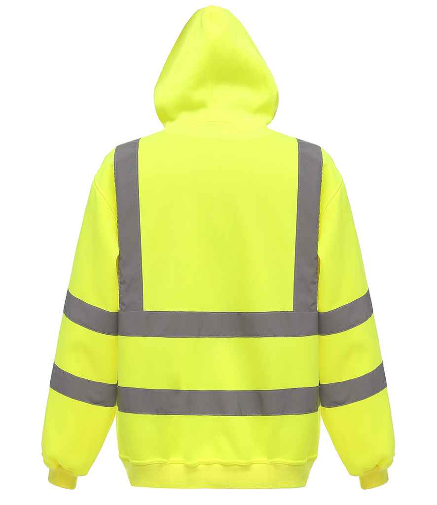 Yoko Hi-Vis Pull Over Hoodie - Yellow (YK031)