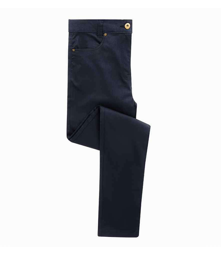 Premier Ladies Performance Chino Jeans - FRONT
