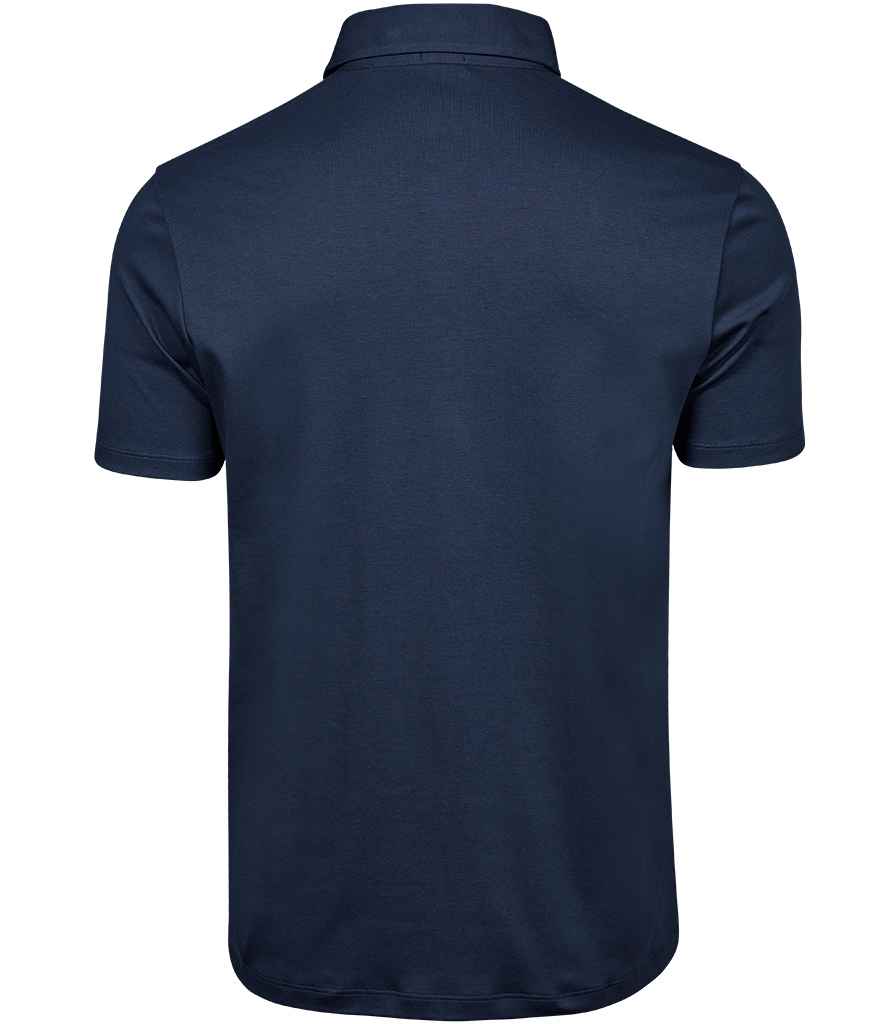 Tee Jays Pima Cotton Interlock Polo Shirt - BACK