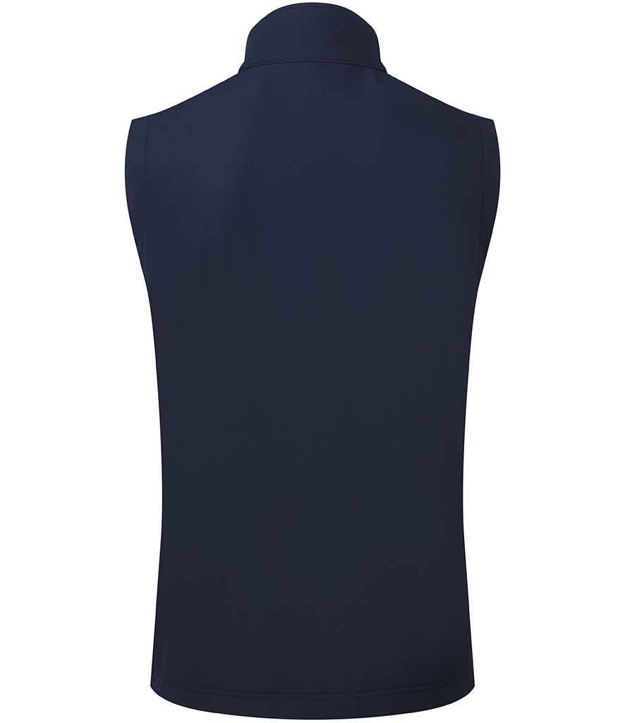 Premier Windchecker® Recycled Printable Soft Shell Gilet - BACK