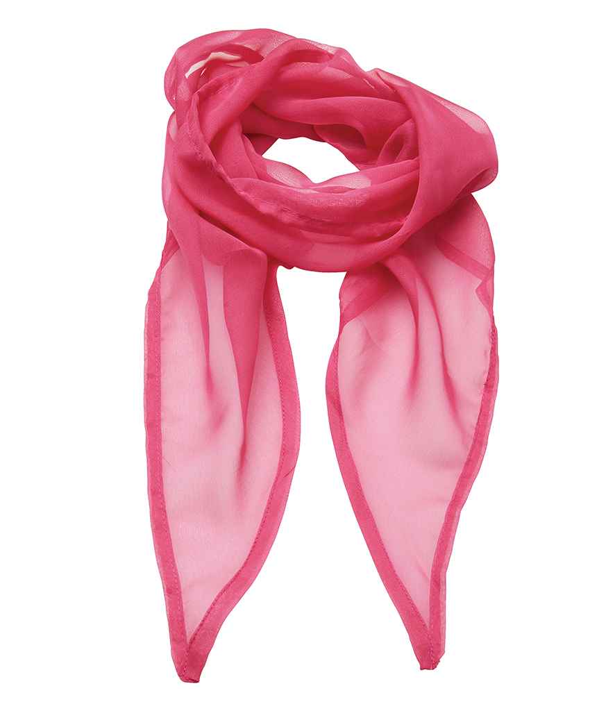 Premier 'Colours' Chiffon Scarf - FRONT