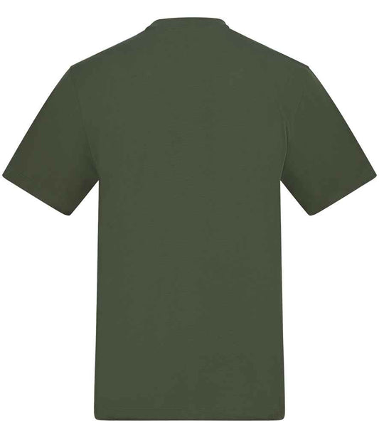 AWDis Unisex 180 T-Shirt - Earthy Green (AT002) - back