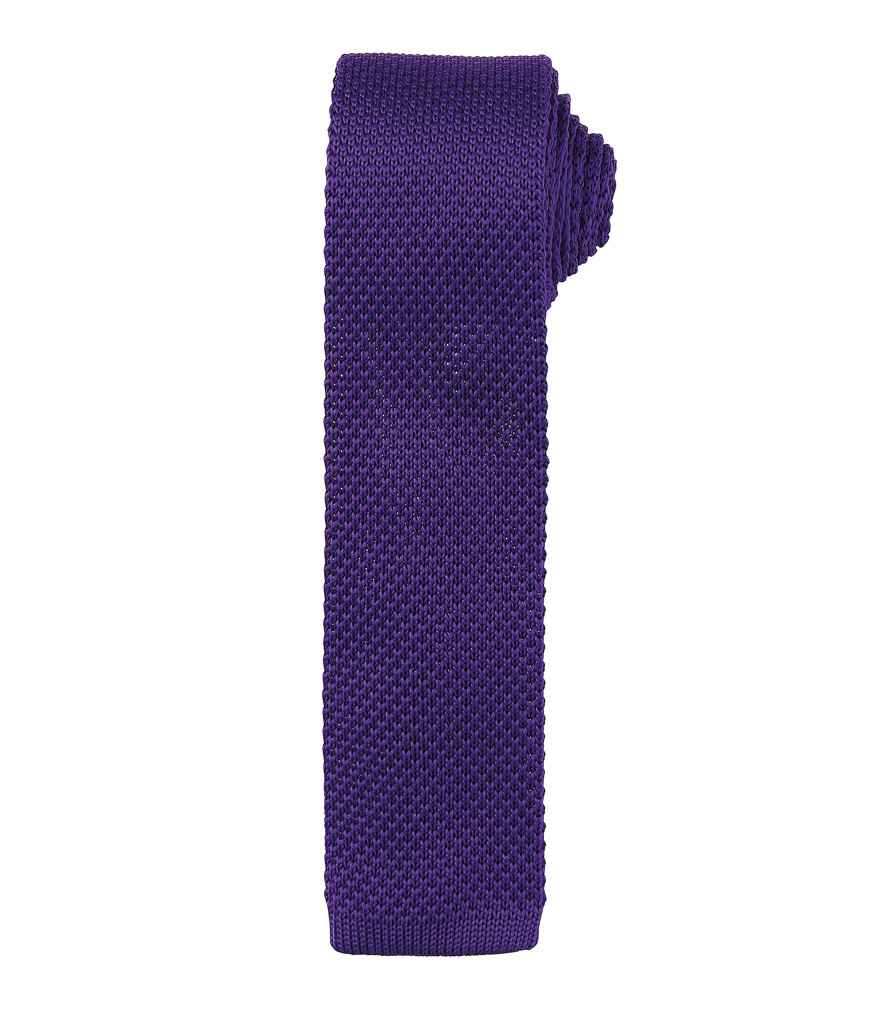 Premier Slim Knitted Tie - FRONT