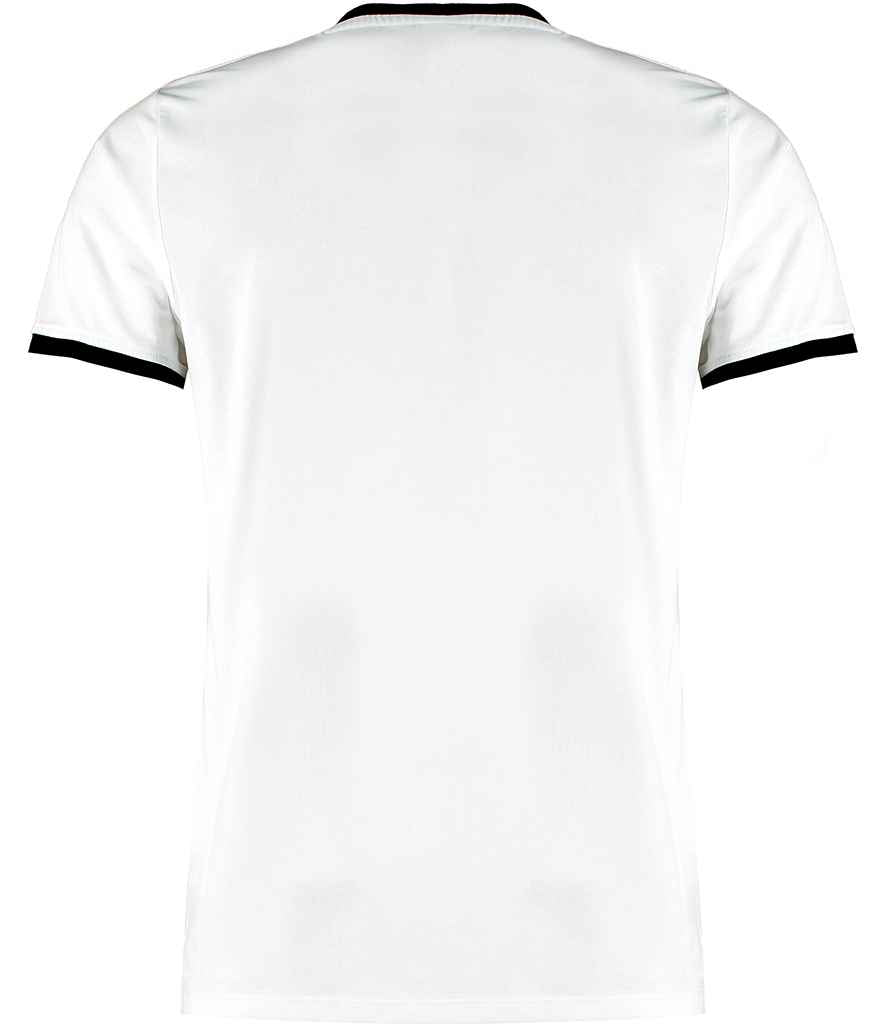 Kustom Kit Fashion Fit Ringer T-Shirt - FRONT