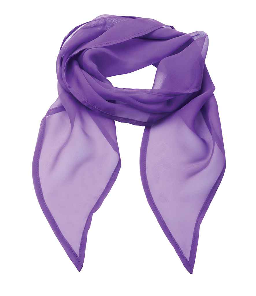 Premier 'Colours' Chiffon Scarf - FRONT