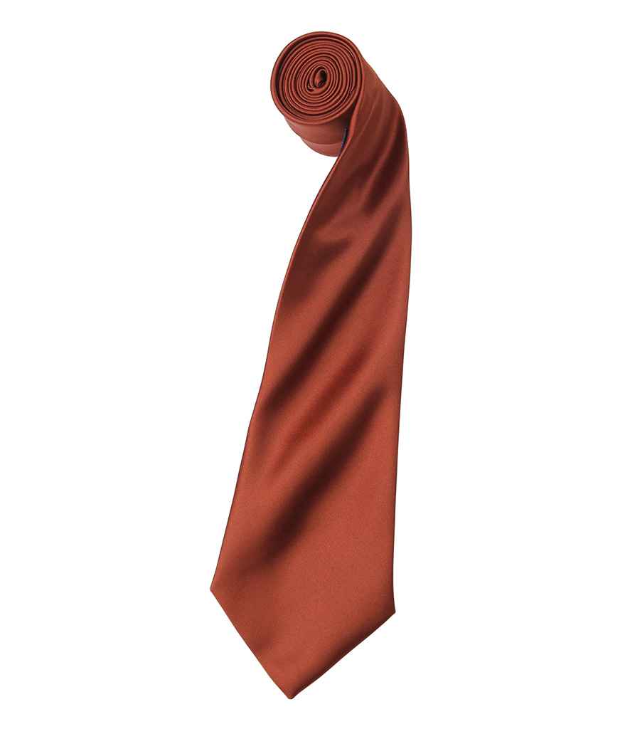 Premier 'Colours' Satin Tie - FRONT