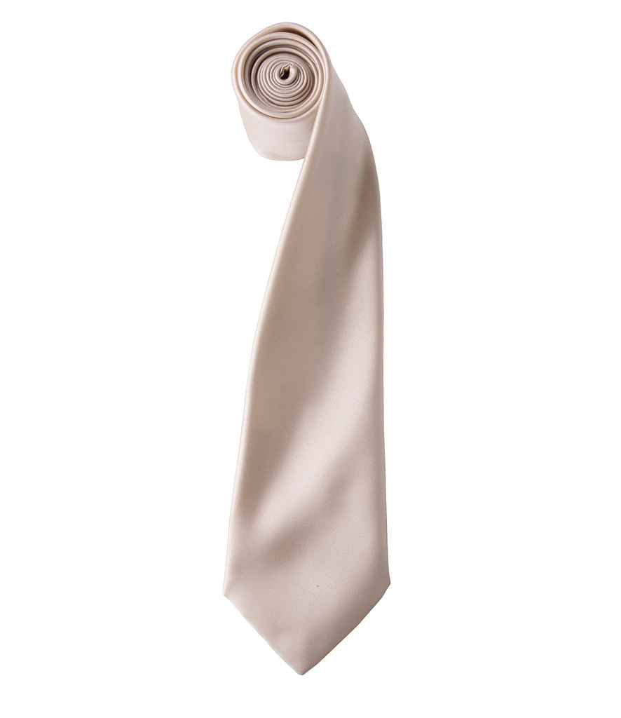 Premier 'Colours' Satin Tie - FRONT