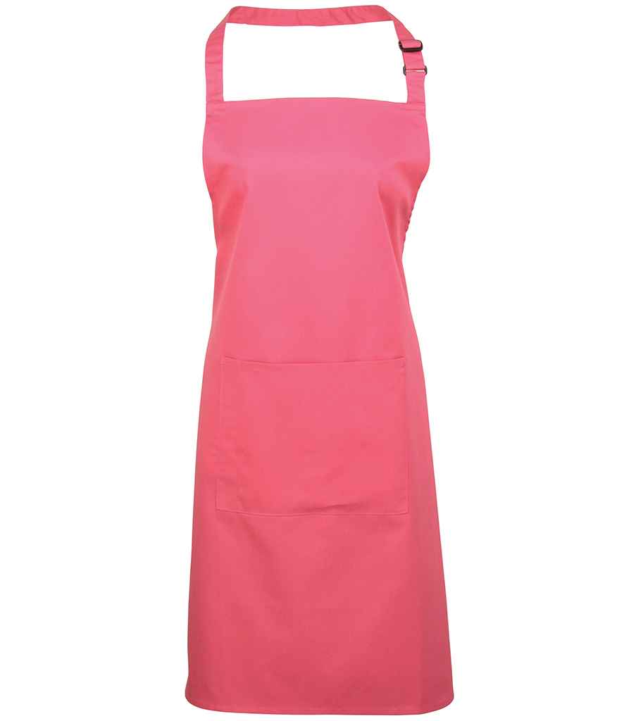 Premier 'Colours' Bib Apron with Pocket - FRONT