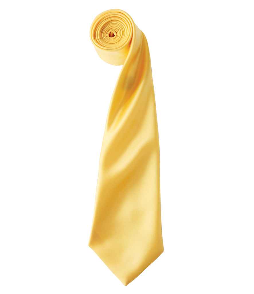 Premier 'Colours' Satin Tie - FRONT