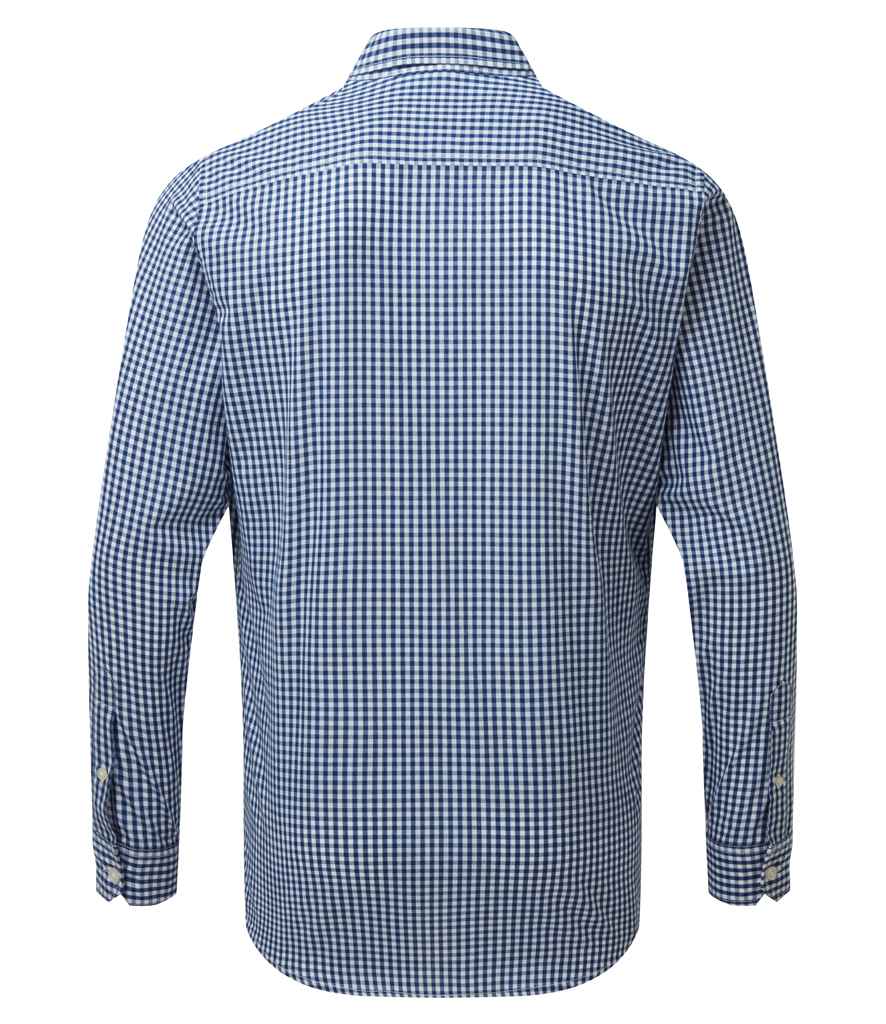 Premier Maxton Check Long Sleeve Shirt - BACK