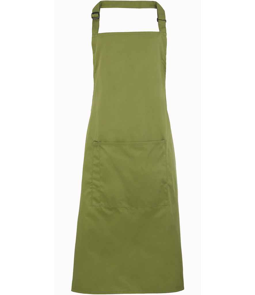 Premier 'Colours' Bib Apron with Pocket - FRONT