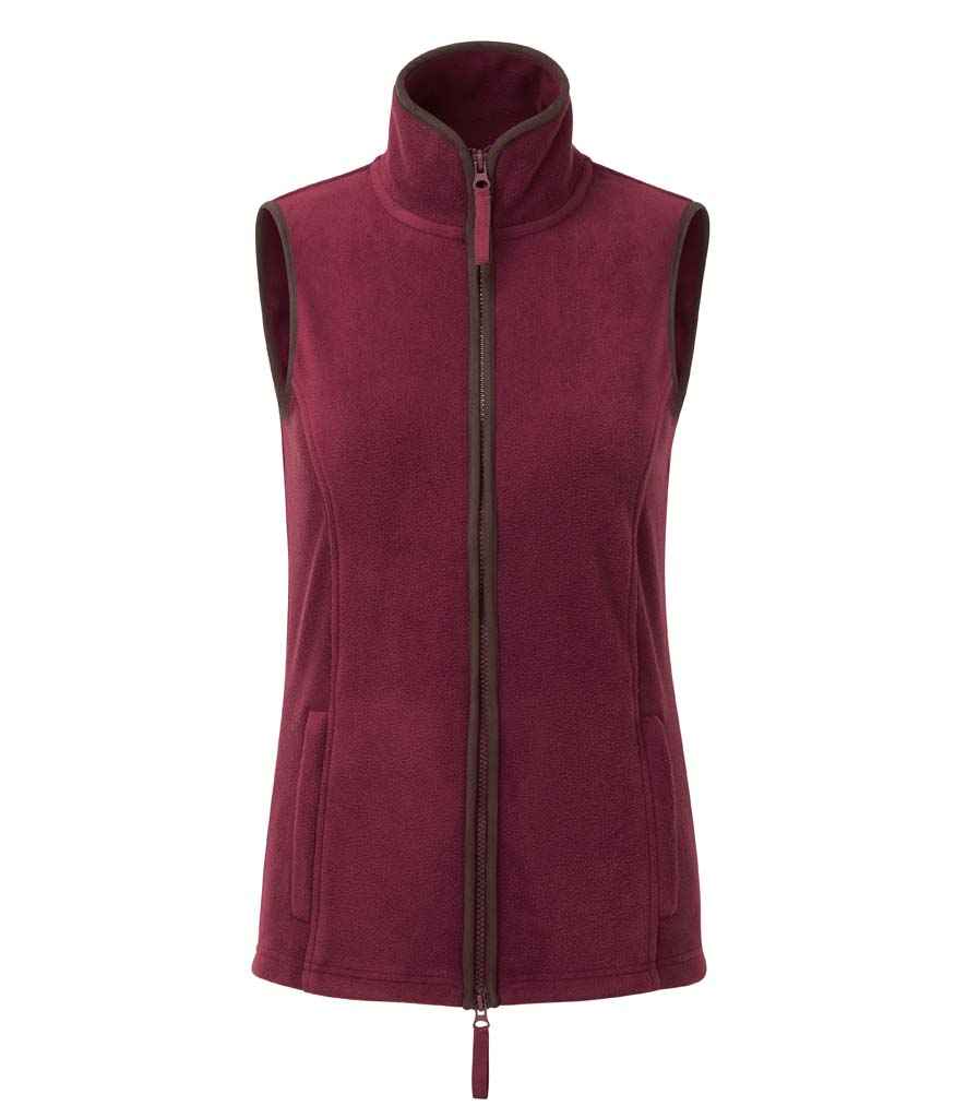 Premier Ladies Artisan Fleece Gilet - FRONT