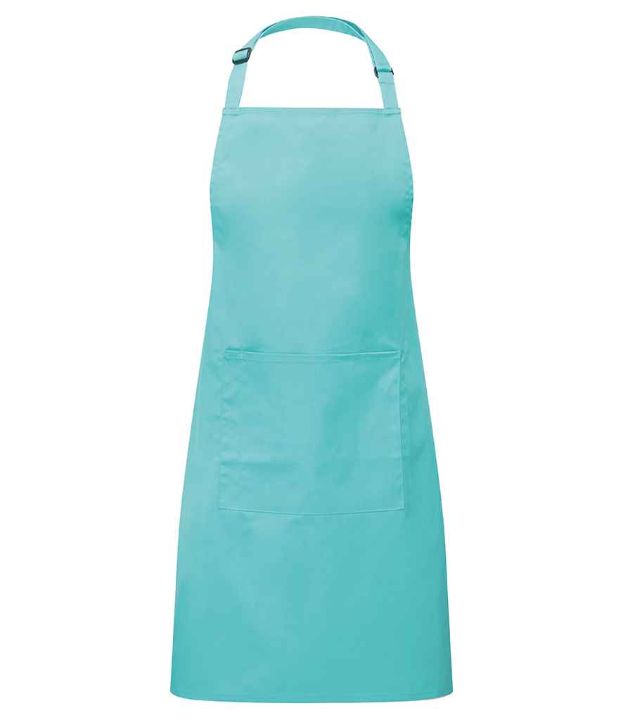 Premier 'Colours' Bib Apron with Pocket - FRONT