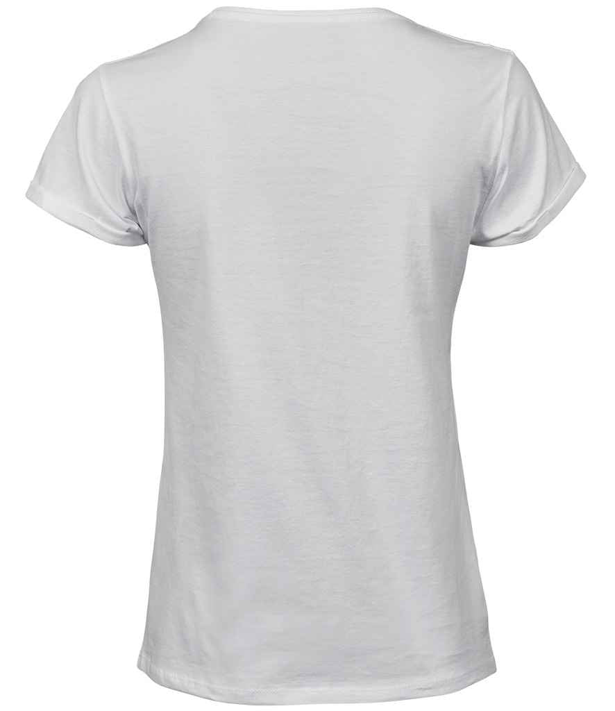 Tee Jays Ladies Roll-Up T-Shirt - BACK
